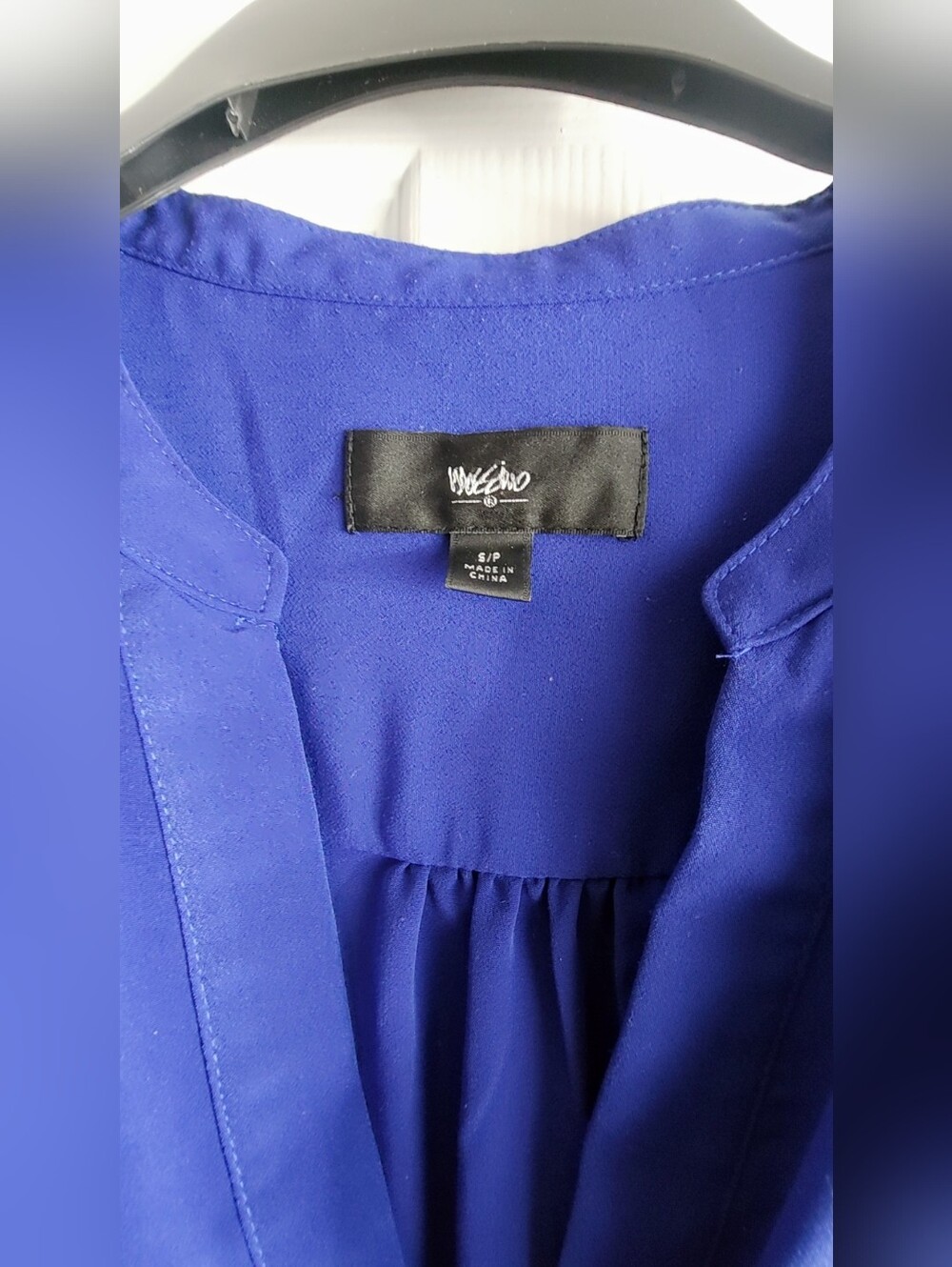 W118 by Walter Baker Royal Blue Blouse